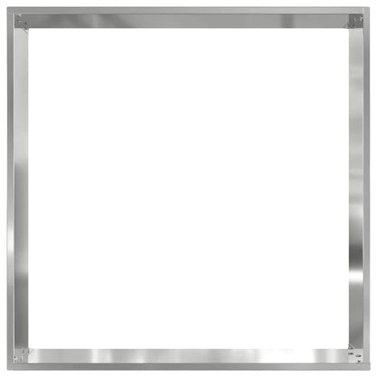 Tuinrand Zilver 40 x 40 x 13 cm Gegalvaniseerd staal