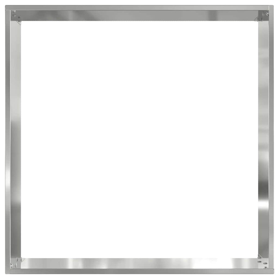 Tuinrand Zilver 40 x 40 x 13 cm Gegalvaniseerd staal