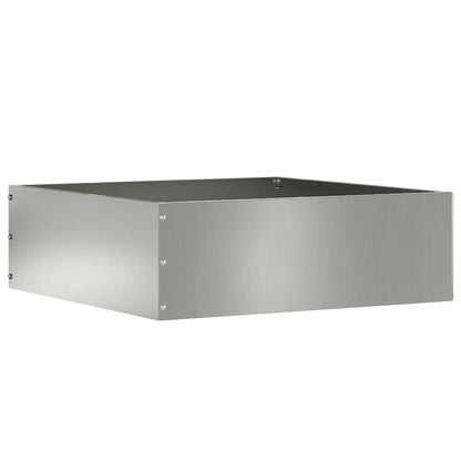 Tuinrand 6 pcs Zilver 40 x 40 x 13 cm Gegalvaniseerd staal