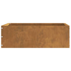Garden Edging Rusted 40 x 40 x 13 cm Corten Steel