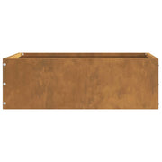 Tuinrand 40x40x13 cm cortenstaal roestig