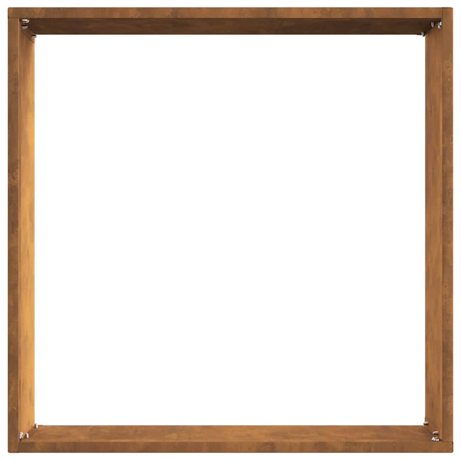Tuinrand 6 pcs Roestig 40 x 40 x 13 cm Cortenstaal