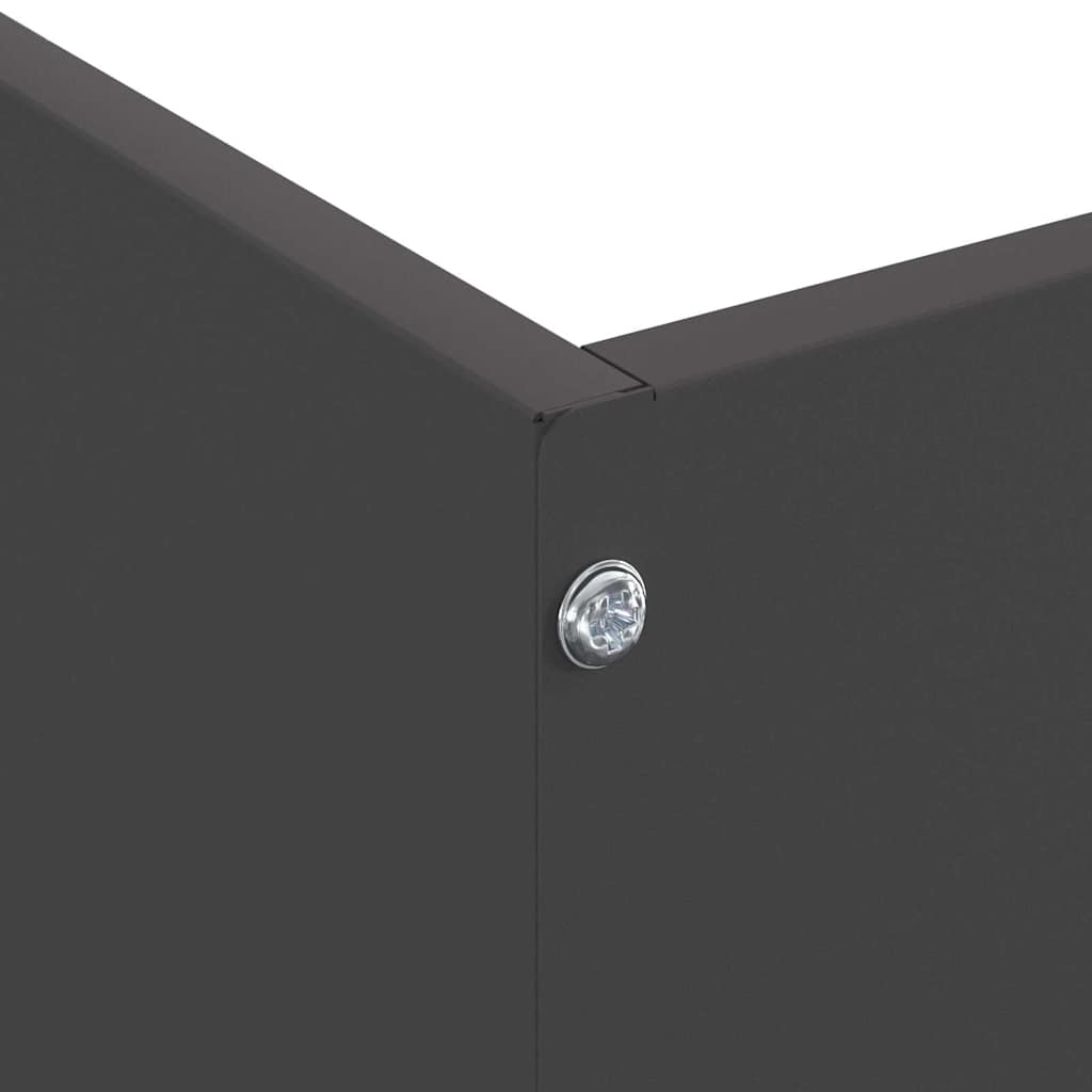 Tuinrand Zwart 50 x 50 x 13 cm Staal