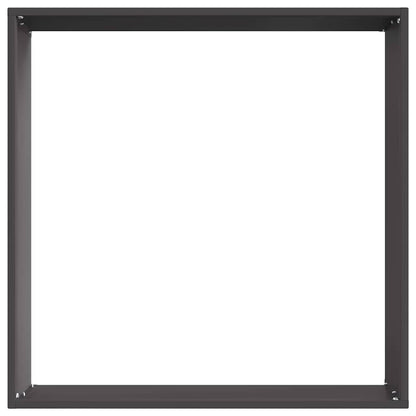 Tuinrand Zwart 50 x 50 x 13 cm Staal
