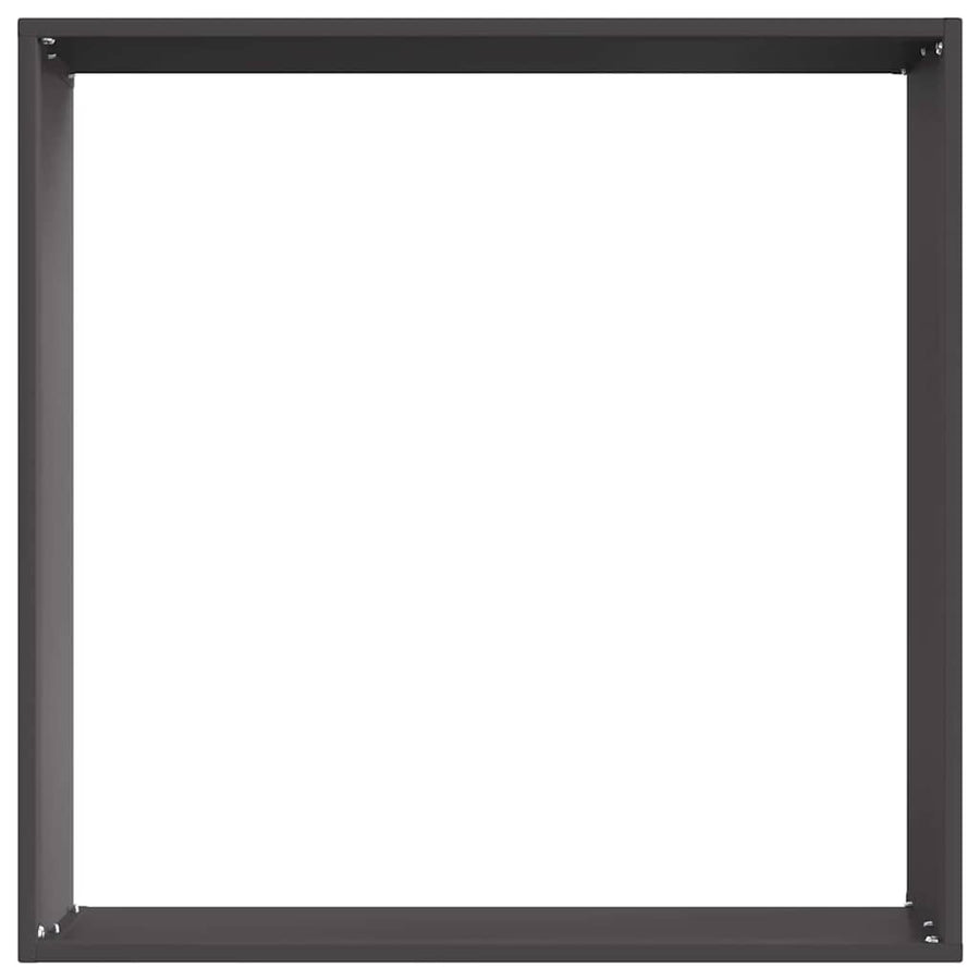 Tuinrand Zwart 50 x 50 x 13 cm Staal