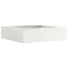 Tuinrand staal 50x50x13 cm wit