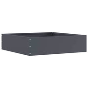 Tuinrand 50x50x13 cm staal antraciet