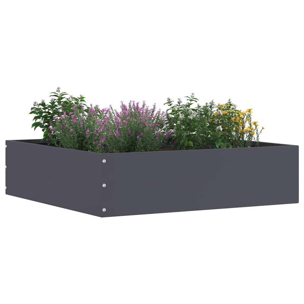 Tuinrand Antraciet 50 x 50 x 13 cm Staal