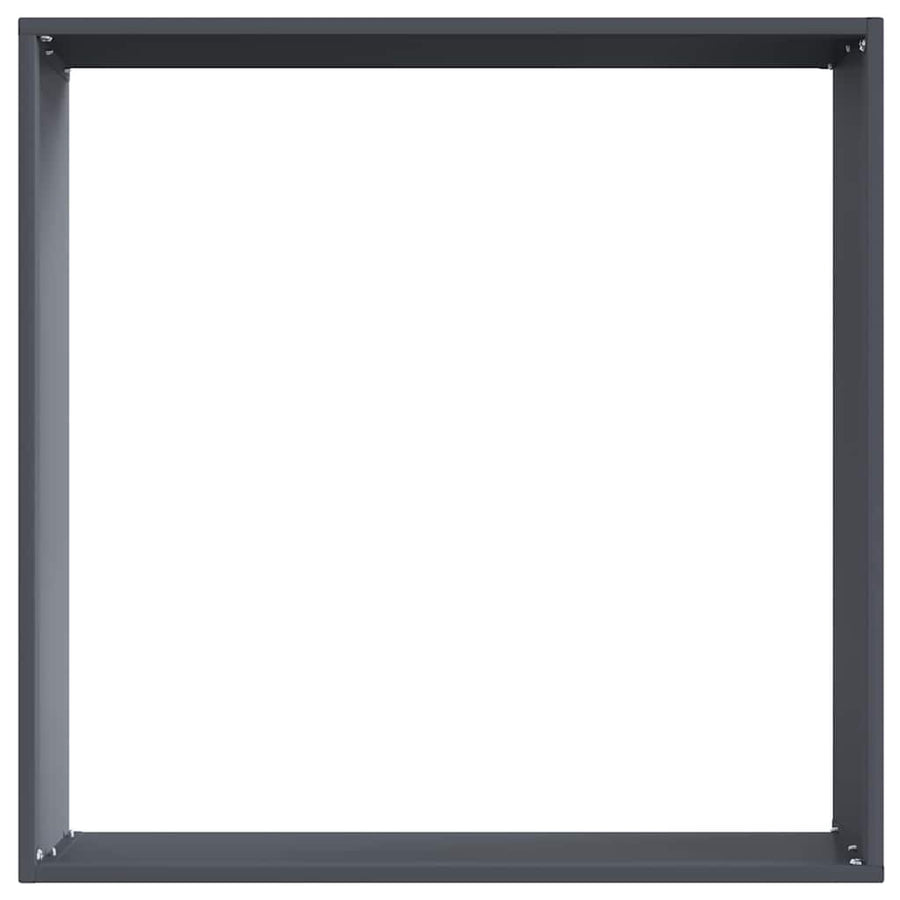 Tuinrand Antraciet 50 x 50 x 13 cm Staal