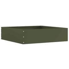 Tuinrand Olijfgroen 50 x 50 x 13 cm Staal