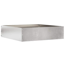 Tuinrand Zilver 50 x 50 x 13 cm Roestvrij staal