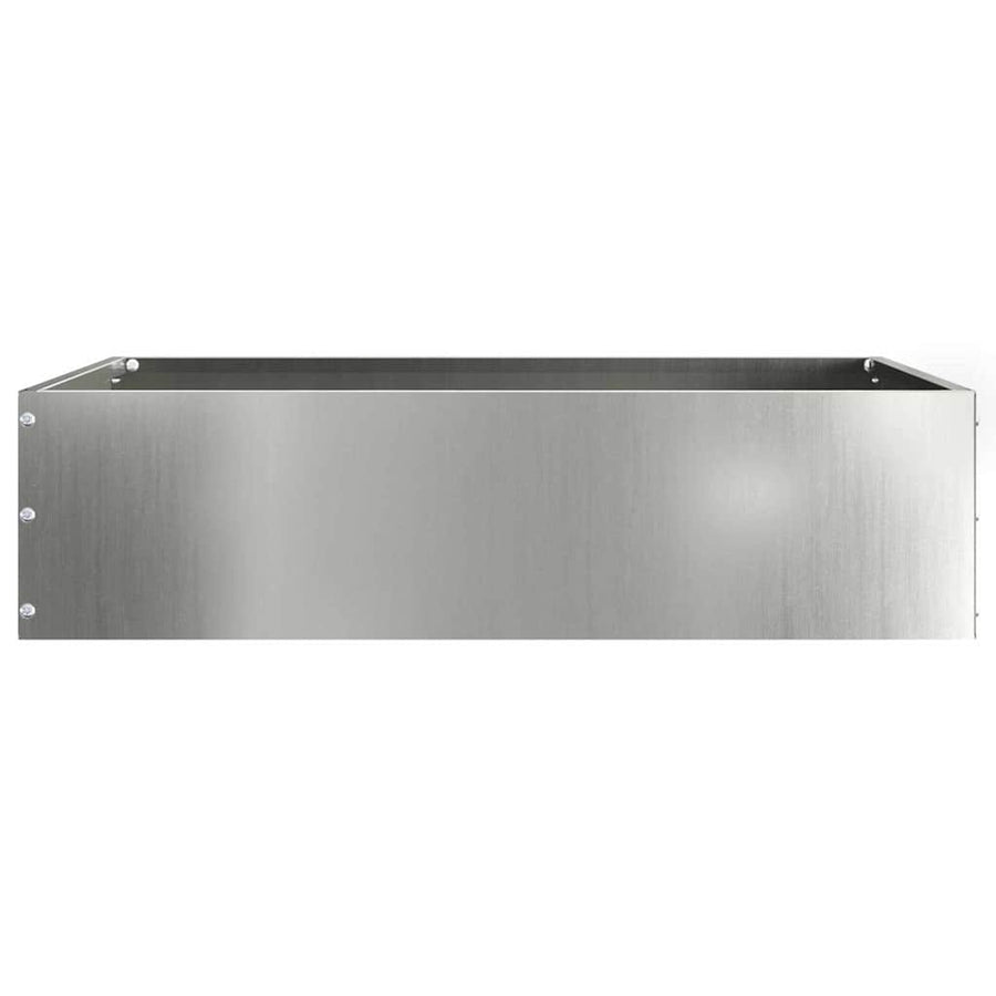 Tuinrand 6 pcs Zilver 50 x 50 x 13 cm Gegalvaniseerd staal