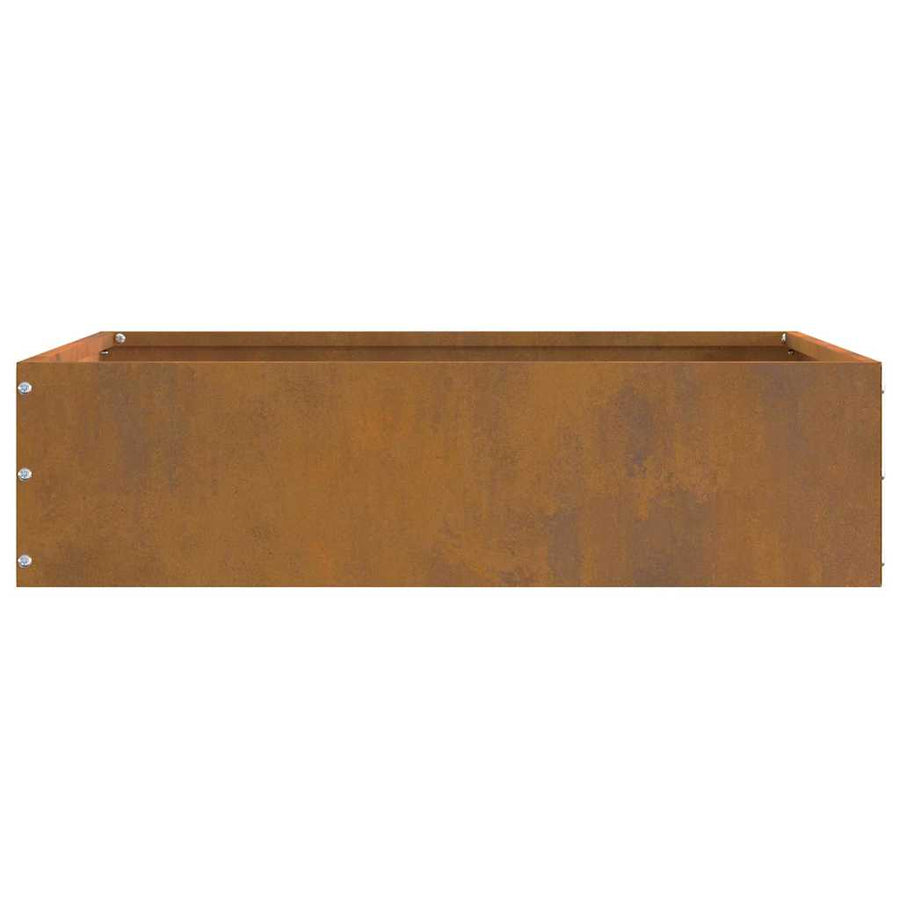 Tuinrand 6 pcs Roestig 50 x 50 x 13 cm Cortenstaal