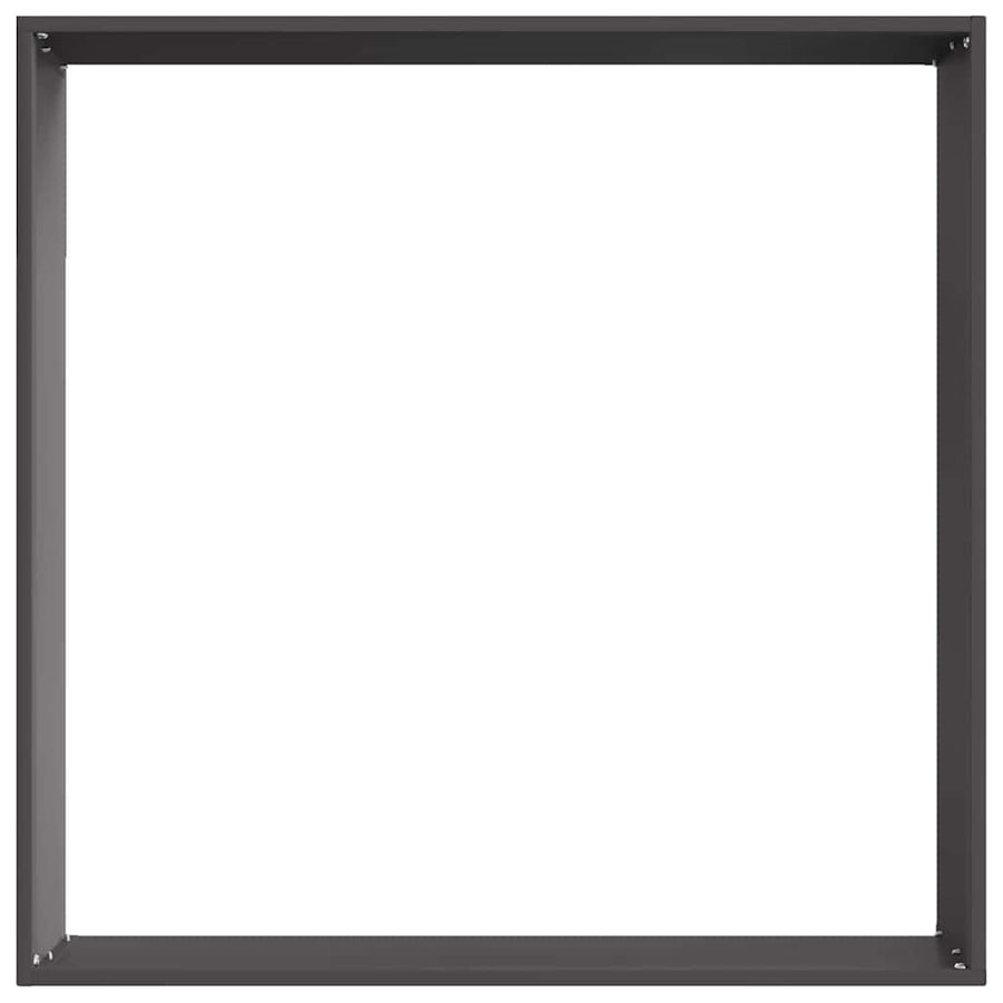 Tuinrand Zwart 60 x 60 x 13 cm Staal