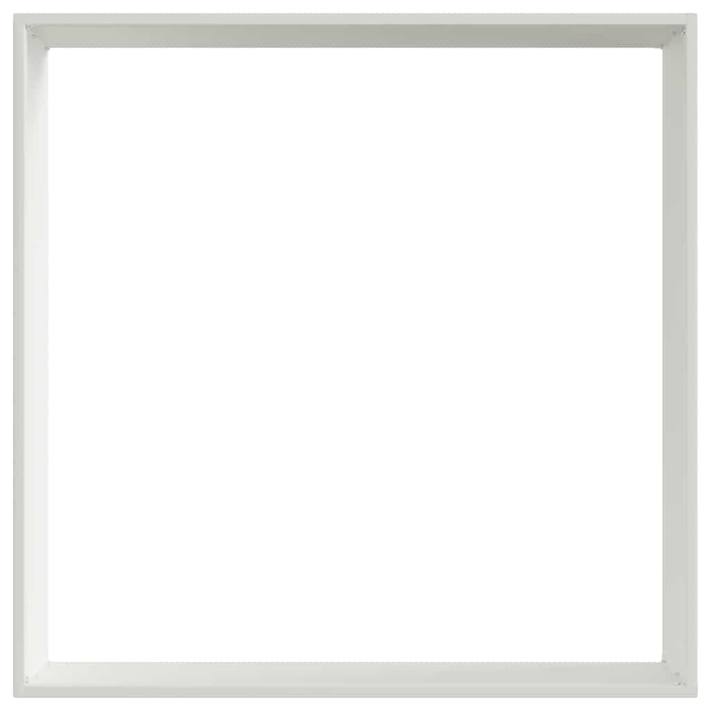 Tuinrand Wit 60 x 60 x 13 cm Staal