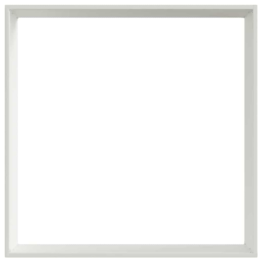 Tuinrand Wit 60 x 60 x 13 cm Staal