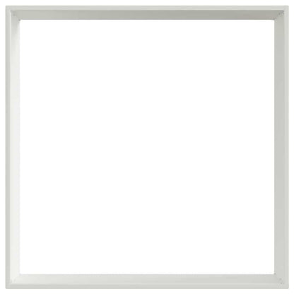 Tuinrand 6 pcs Wit 60 x 60 x 13 cm Staal