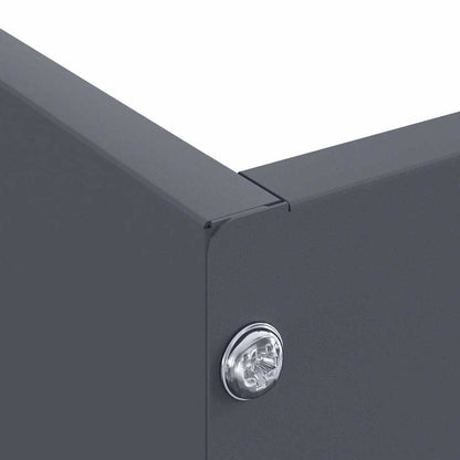 Tuinrand Antraciet 60 x 60 x 13 cm Staal