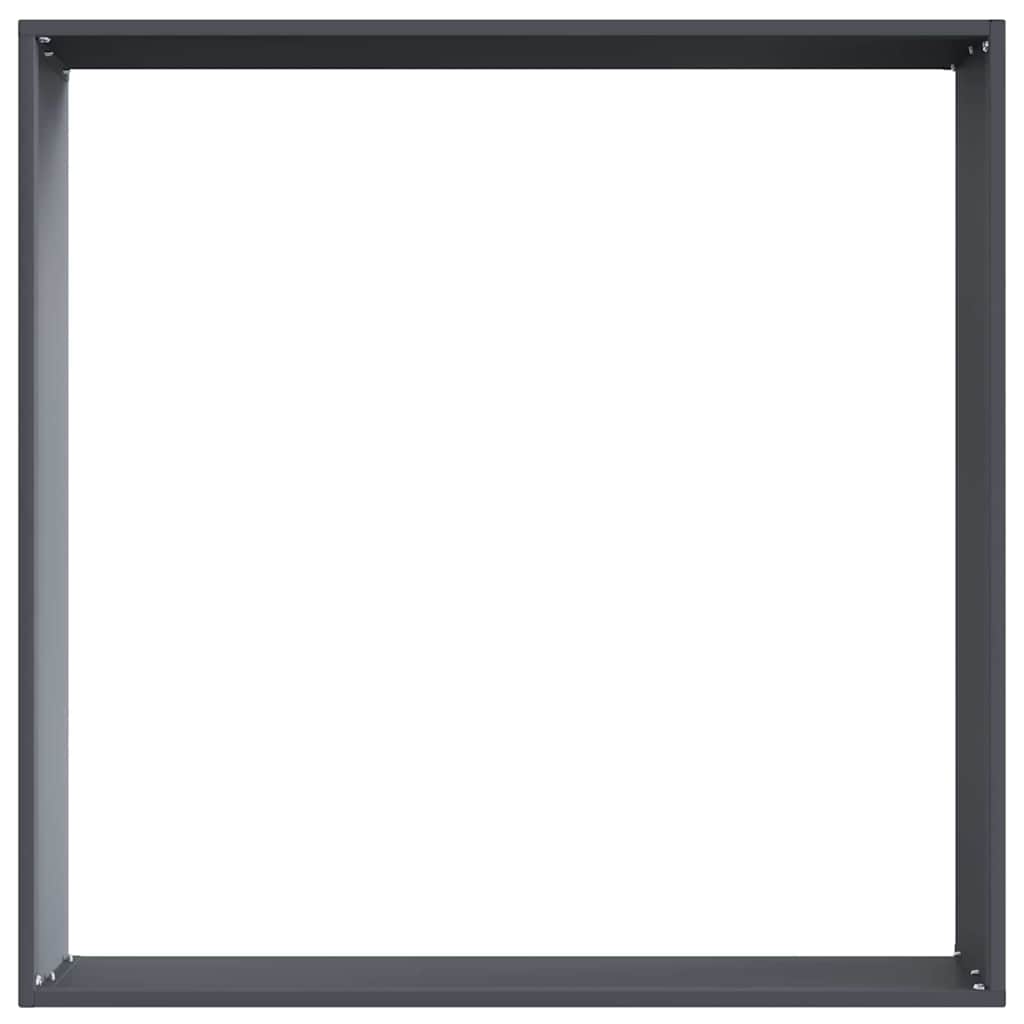 Tuinrand Antraciet 60 x 60 x 13 cm Staal