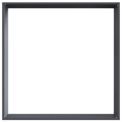 Tuinrand Antraciet 60 x 60 x 13 cm Staal