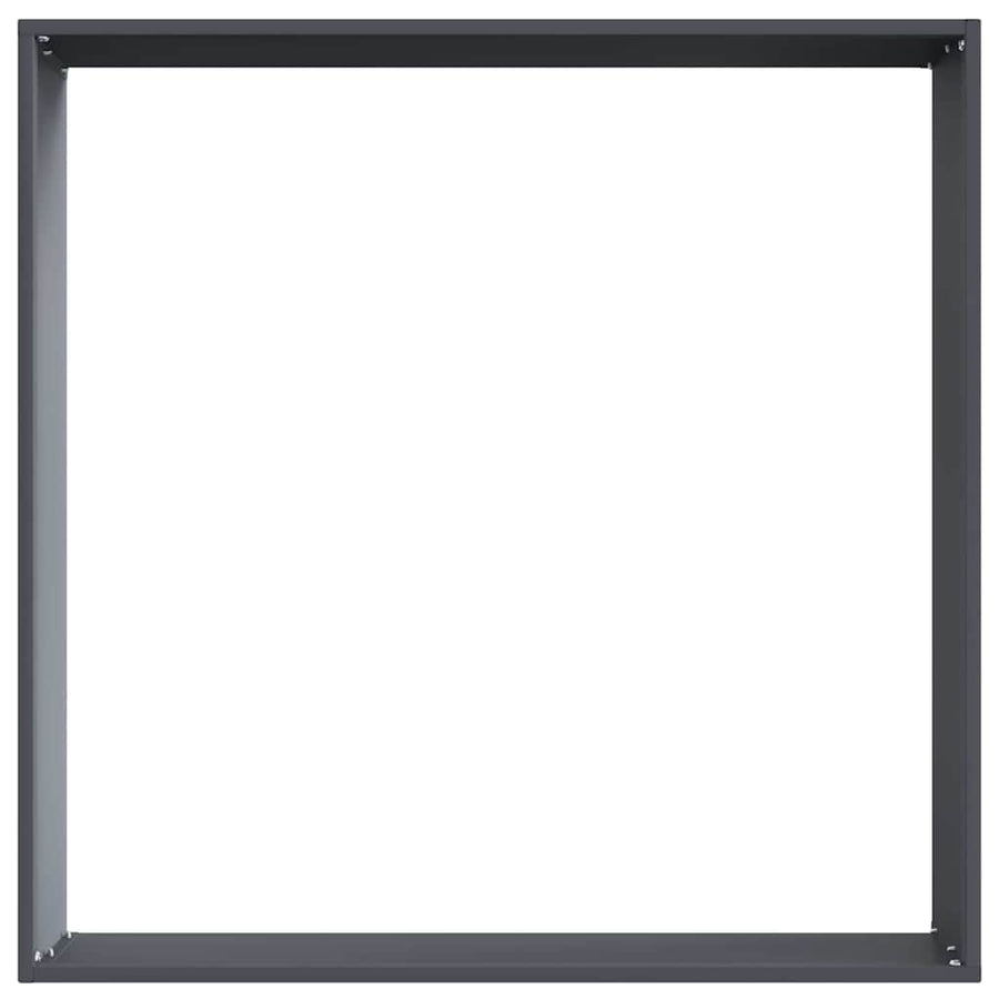 Tuinrand Antraciet 60 x 60 x 13 cm Staal