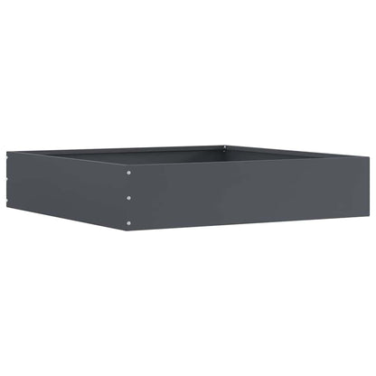 Tuinrand 6 pcs Antraciet 60 x 60 x 13 cm Staal
