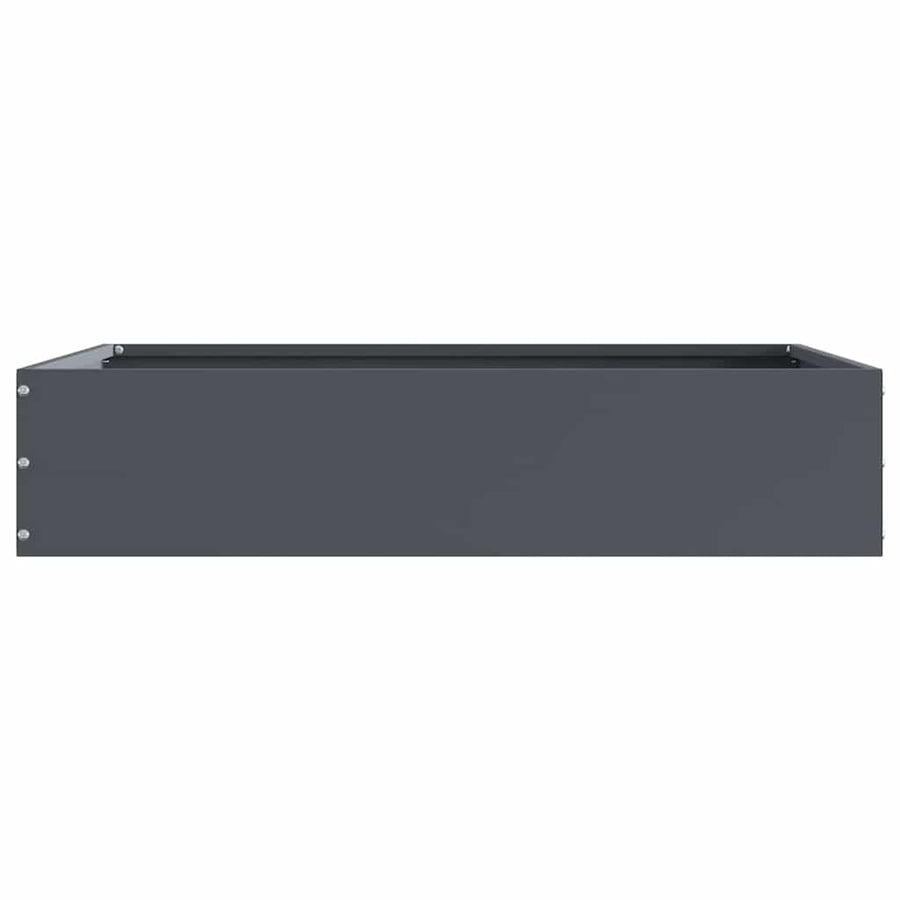 Tuinrand 6 pcs Antraciet 60 x 60 x 13 cm Staal