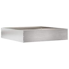 Tuinrand Zilver 60 x 60 x 13 cm Roestvrij staal