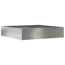 Tuinrand Zilver 60 x 60 x 13 cm Gegalvaniseerd staal