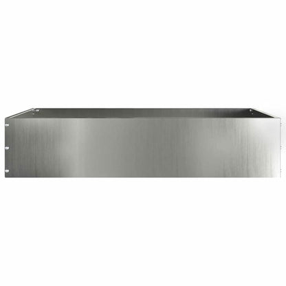 Tuinrand Zilver 60 x 60 x 13 cm Gegalvaniseerd staal