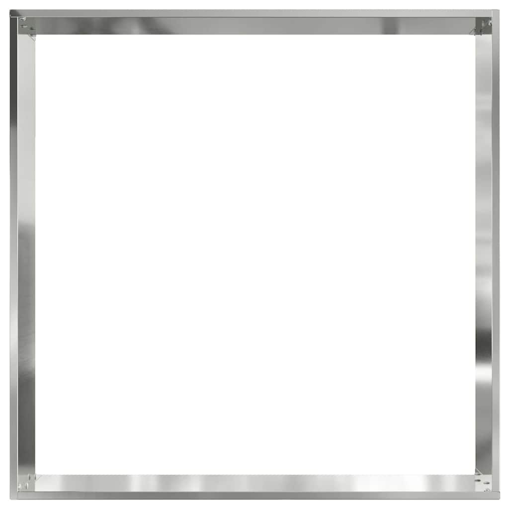 Tuinrand Zilver 60 x 60 x 13 cm Gegalvaniseerd staal
