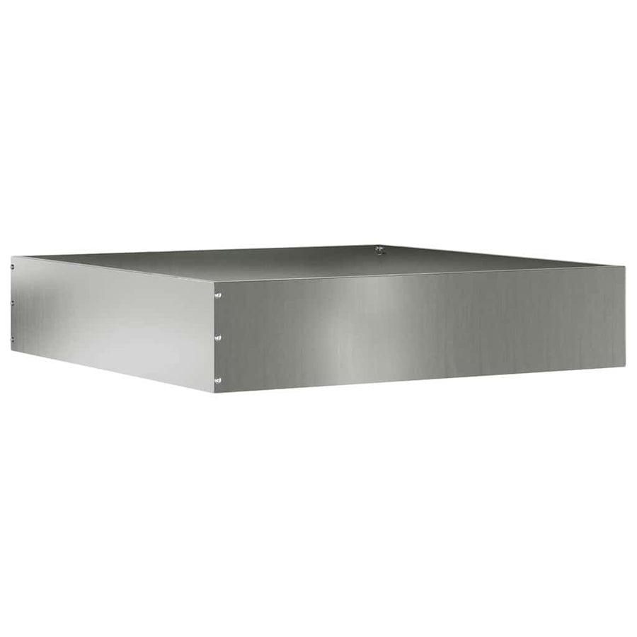 Tuinrand 6 pcs Zilver 60 x 60 x 13 cm Gegalvaniseerd staal