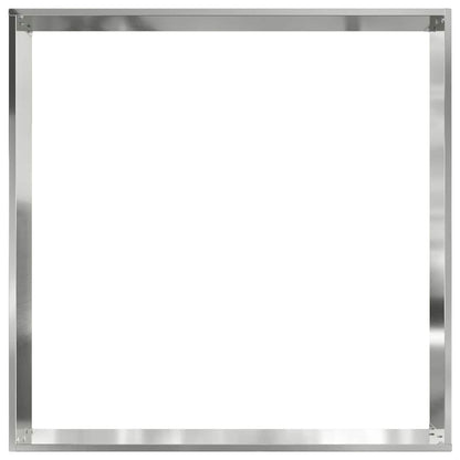 Tuinrand 6 pcs Zilver 60 x 60 x 13 cm Gegalvaniseerd staal