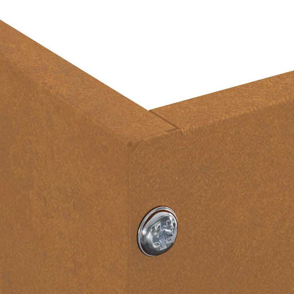 Tuinrand Roestig 60 x 60 x 13 cm Cortenstaal