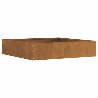Tuinrand Roestig 60 x 60 x 13 cm Cortenstaal