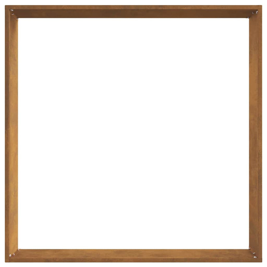 Tuinrand Roestig 60 x 60 x 13 cm Cortenstaal