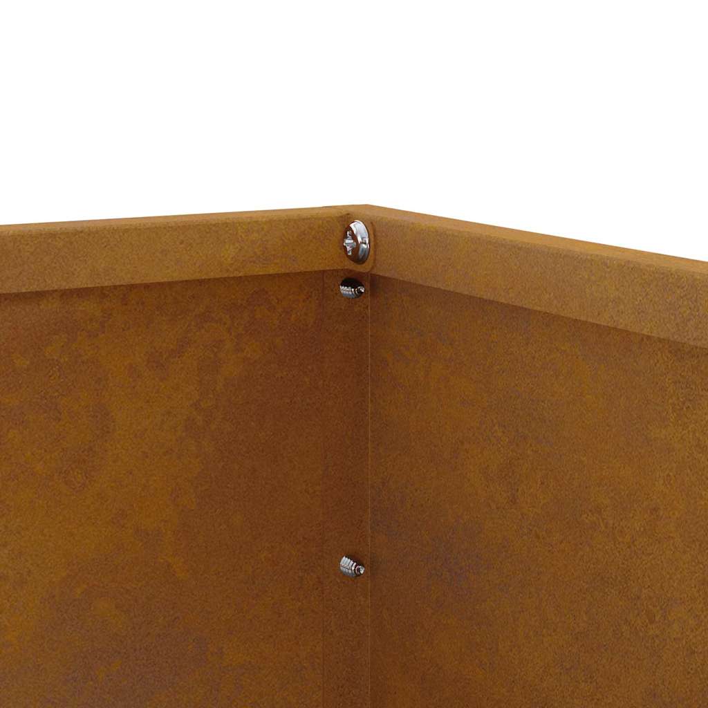 Tuinrand 6 pcs Roestig 60 x 60 x 13 cm Cortenstaal
