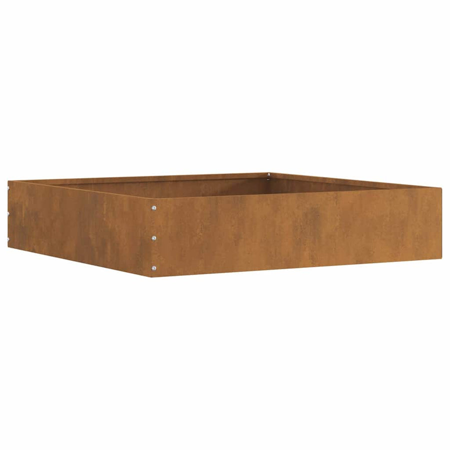 Tuinrand 6 pcs Roestig 60 x 60 x 13 cm Cortenstaal
