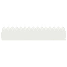 Gazonranden 20 pcs Wit 103 x 0,05 x 22 cm Staal
