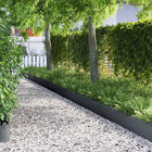 Lawn Edging 20 pcs Anthracite 103 x 0.05 x 22 cm Steel