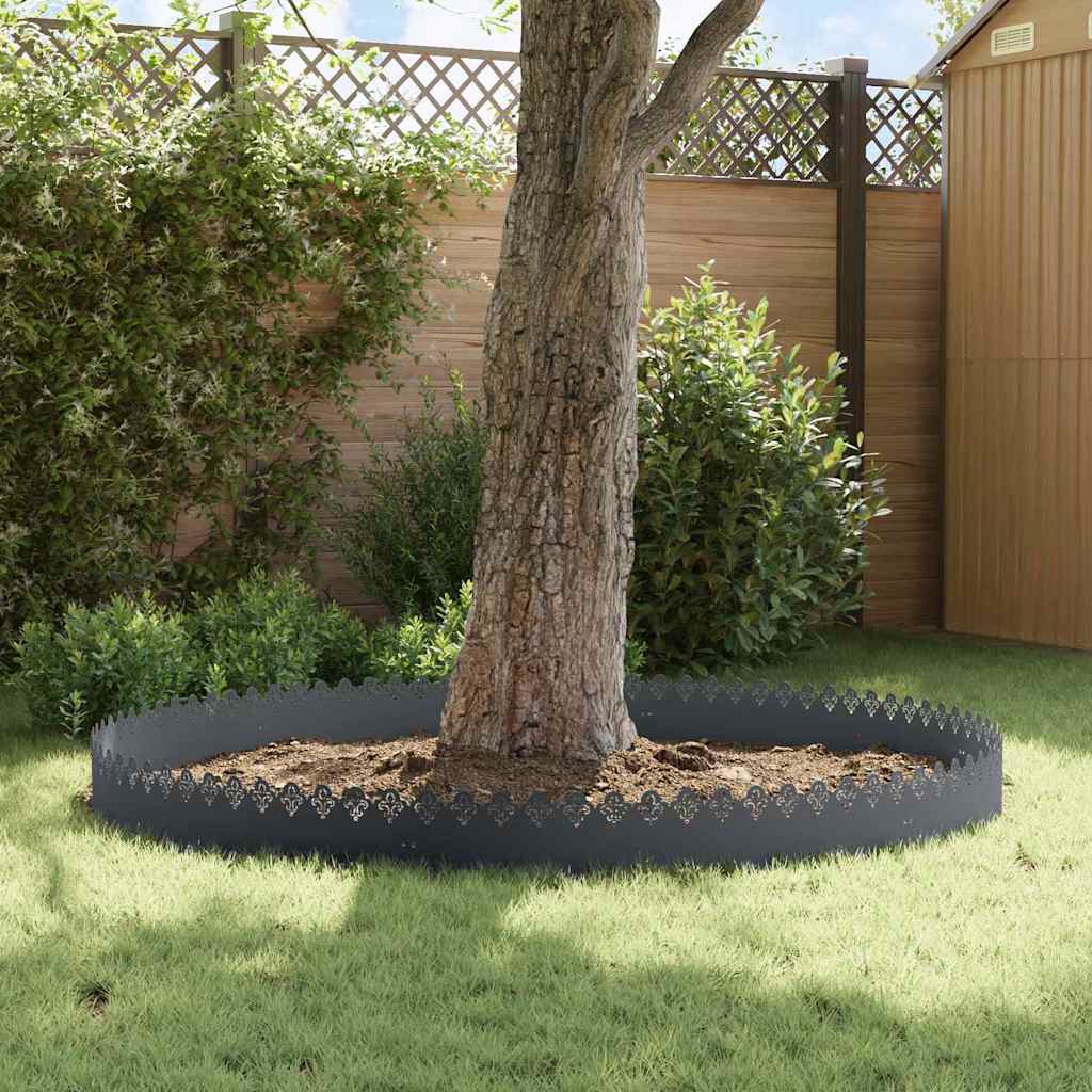 Gazonranden 30 pcs Antraciet 103 x 0,05 x 22 cm Staal