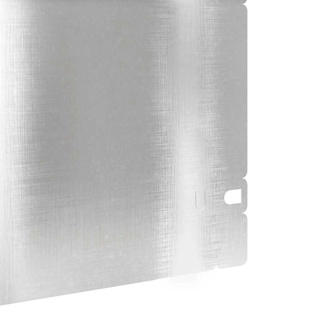 Gazonranden 20 pcs Zilver 103 x 0,05 x 22 cm Roestvrij staal
