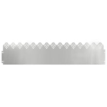 Gazonranden 10 pcs Zilver 103 x 0,05 x 22 cm