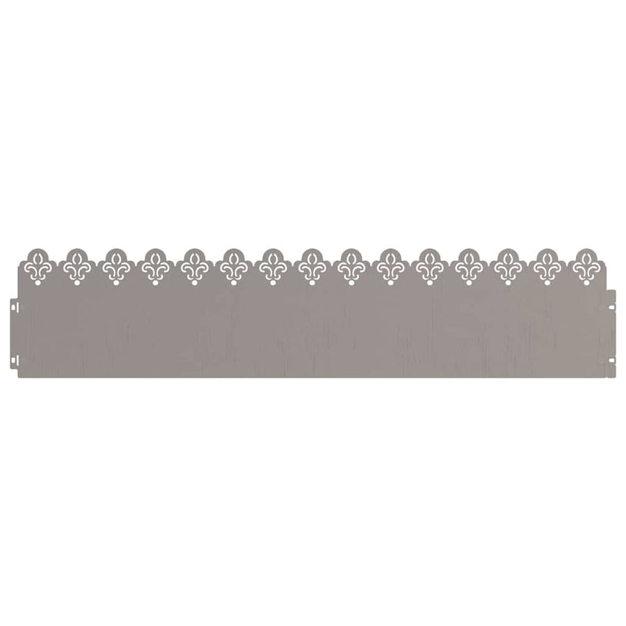 Gazonranden 10 pcs Roestig 103 x 0,05 x 22 cm Cortenstaal