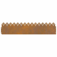 Gazonranden 20 pcs Roestig 103 x 0,05 x 22 cm Cortenstaal