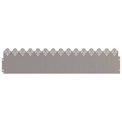 Gazonranden 20 pcs Roestig 103 x 0,05 x 22 cm Cortenstaal