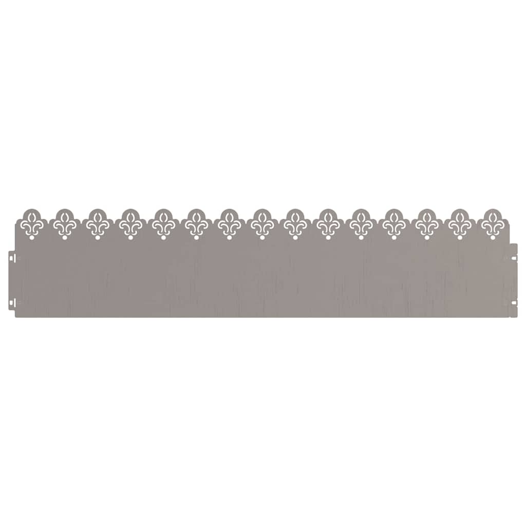 Gazonranden 30 pcs Roestig 103 x 0,05 x 22 cm Cortenstaal