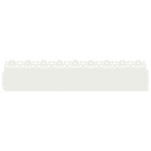 Gazonranden 10 pcs Wit 103 x 0,05 x 22 cm Staal