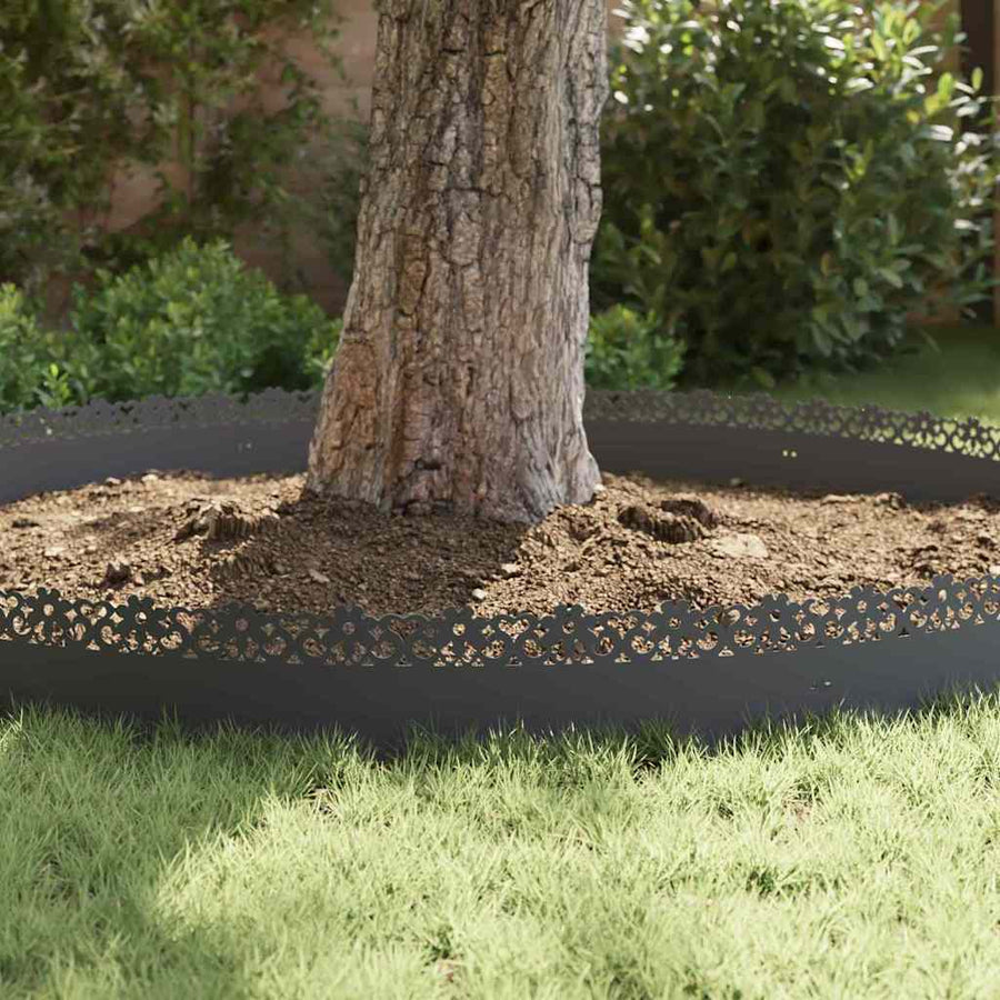 Gazonranden 20 pcs Antraciet 103 x 0,05 x 22 cm Staal