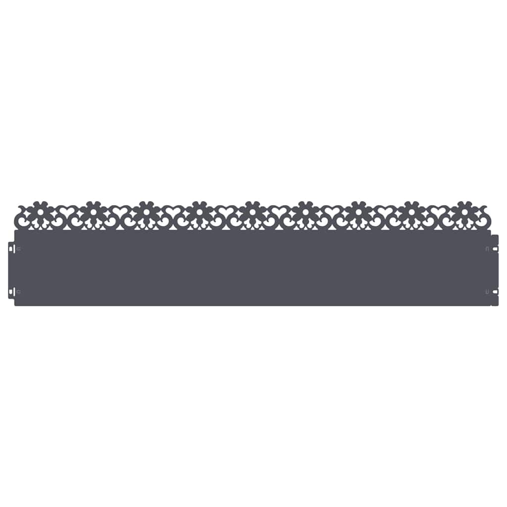 Gazonranden 30 pcs Antraciet 103 x 0,05 x 22 cm Staal